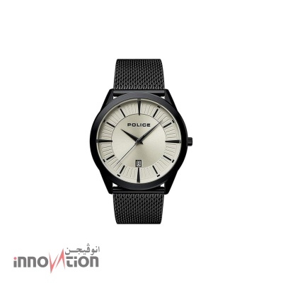 Police Men Cream-Coloured & Grey Analogue Watch PL15305JSB79MM