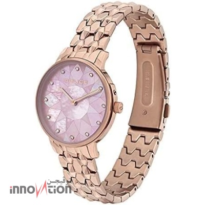 Police Chapada Women's Analogue Quartz Watch with PINK Dial and Rose Gold Stainless Steel Bracelet - PL.15700LSR-29M - Image 2