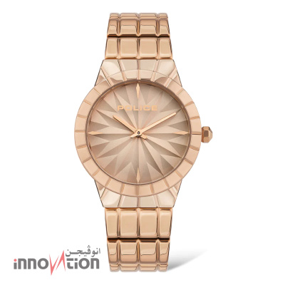 POLICE WOMEN'S QUARTZ WATCH, ROSE GOLD DIAL - PL-0301