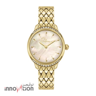 POLICE Montavilla Gold Ladies Watch With Champagne Dial