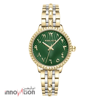 Police Mopion Ladies Watch with green dial